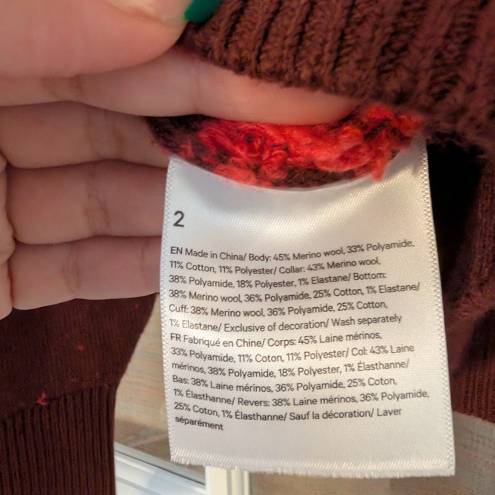 LULULEMON ombre knit textured turtleneck - size small - Picture 5 of 8